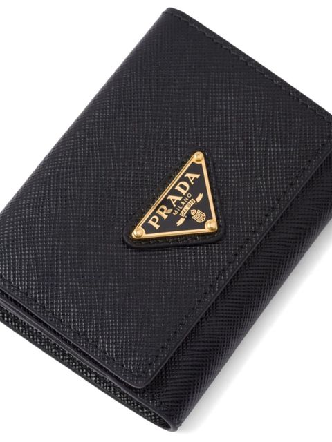 Prada small Saffiano wallet - Black