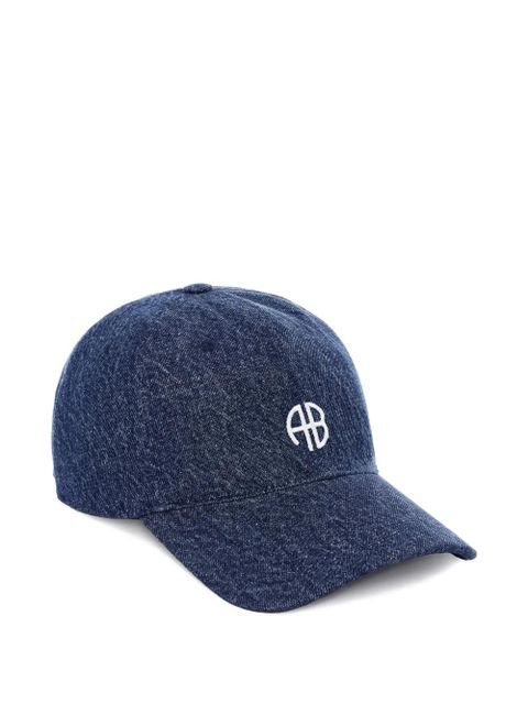 ANINE BING logo-embroidered Jeremy baseball cap - Blue