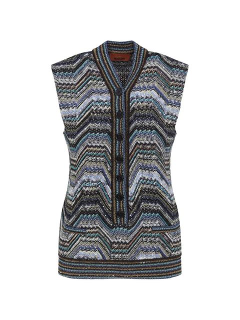 Missoni knitted jacket - Blue - zdjęcie produktu nr 1