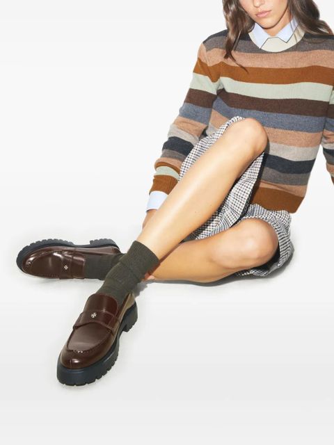 Tory Burch penny loafers - Brown