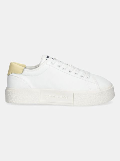 Tommy Jeans sneakersy FLATFORM CANVAS SNEAKER - zdjęcie produktu nr 2