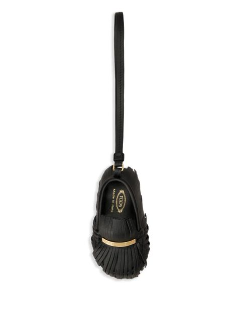 Tod's fringed loafer keyring - Black - zdjęcie produktu nr 1