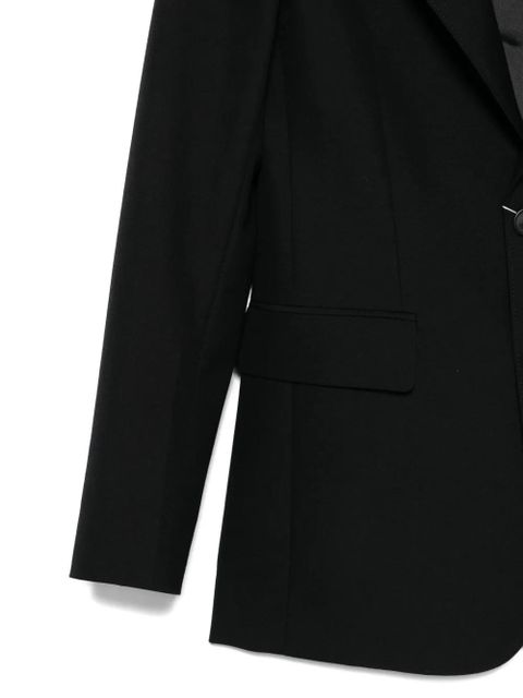 MM6 Maison Margiela virgin-wool blazer - Black