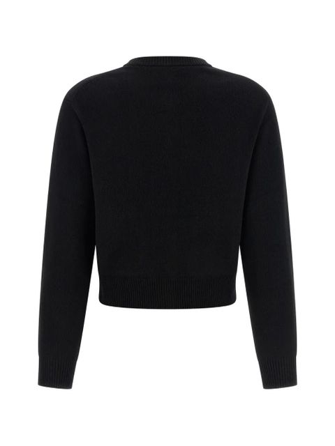 Chloé metal-button cardigan - Black - zdjęcie produktu nr 2