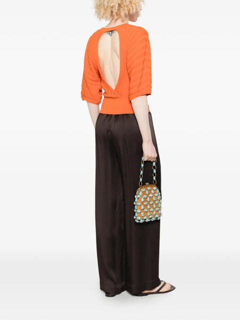 PINKO Blennio short-sleeve top - Orange - zdjęcie produktu nr 2