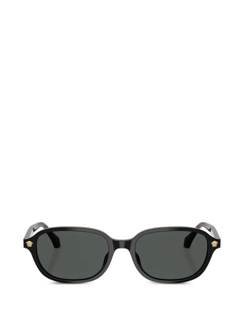 Versace Eyewear oval-frame medallion sunglasses - Black - zdjęcie produktu nr 1