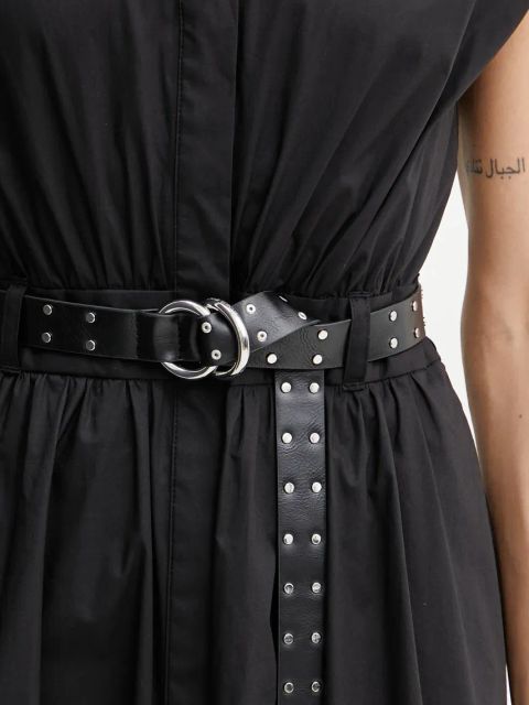 MICHAEL Michael Kors sukienka kolor czarny mini rozkloszowana MS5830KF4C