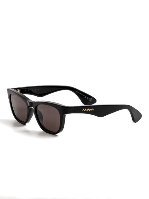 Marni Eyewear geometric frame sunglasses - Black - zdjęcie produktu nr 2