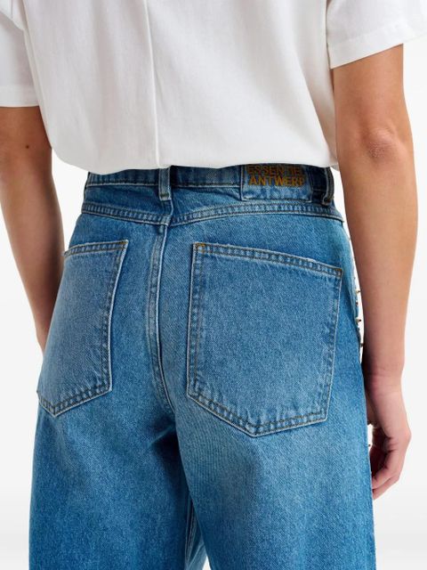 Essentiel Antwerp crystal-embellished jeans - Blue