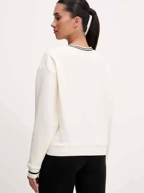 Guess bluza IRIS damska kolor beżowy gładka V5GQ07 KCRT1