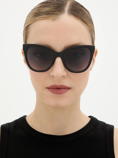 Love Moschino okulary przeciwsłoneczne damskie kolor czarny MOL097/S