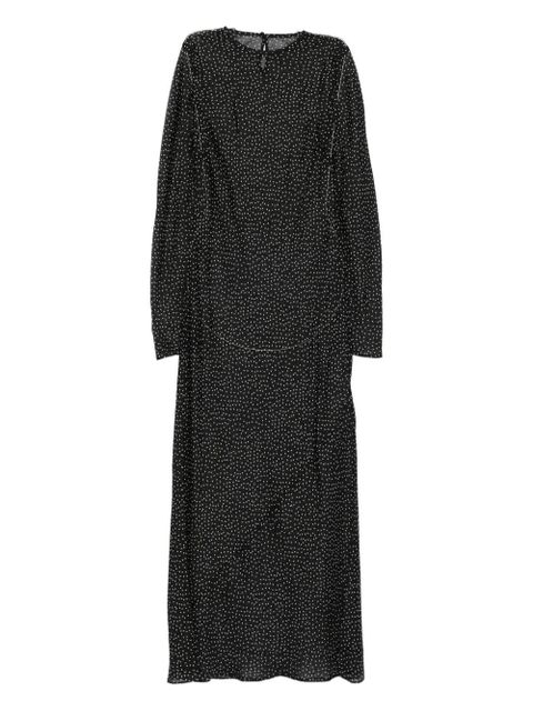 SIR. Lisander polka-dot long-sleeve dress - Black - zdjęcie produktu nr 1