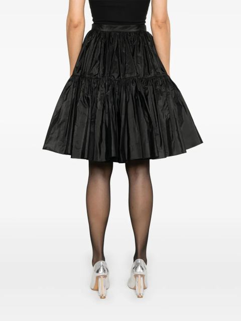 Valentino Garavani taffeta silk skirt - Black