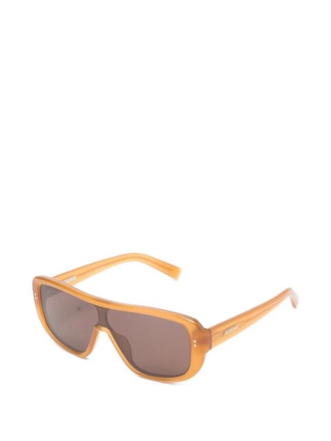 Jacquemus geometric sunglasses - Neutrals - zdjęcie produktu nr 2