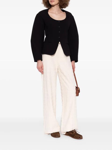 Gianvito Rossi Vandé leopard print lace-up boat shoes - Brown