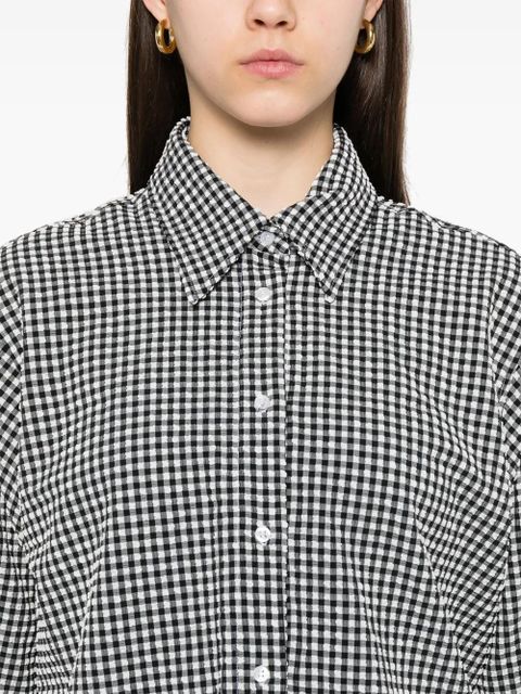 Hunza G chequered shirt - Black