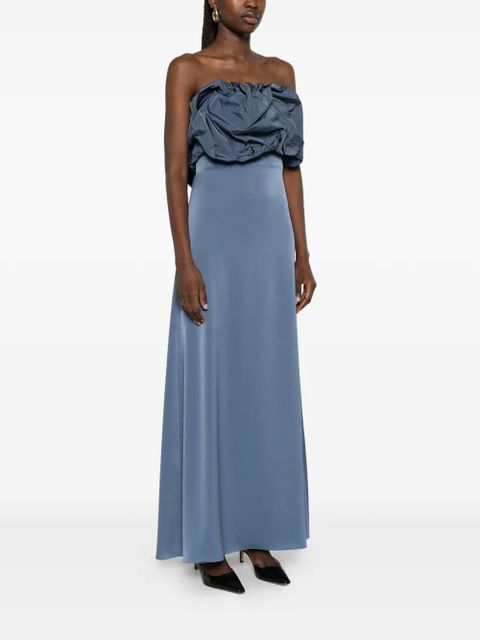 Max Mara Operoso strapless maxi dress - Blue