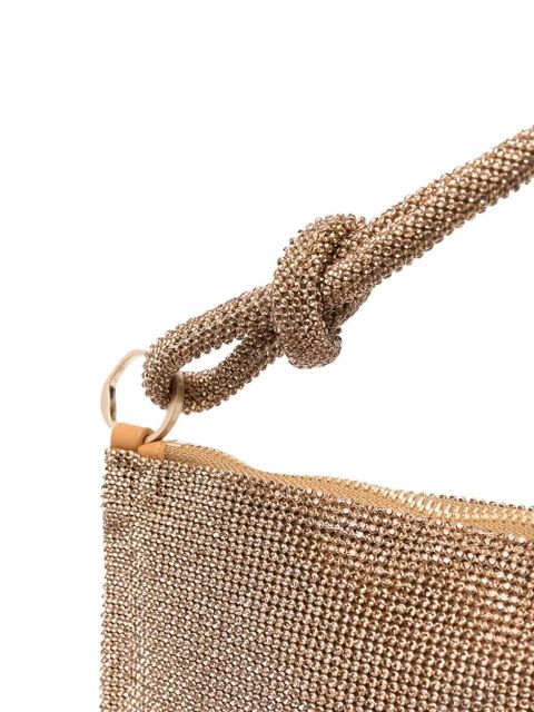 Cult Gaia Hera rhinestone shoulder bag - Gold