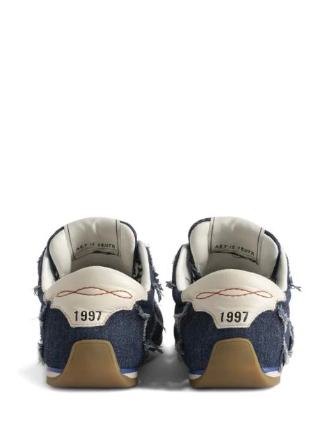 Zadig&Voltaire Dance frayed sneakers - Blue - zdjęcie produktu nr 2