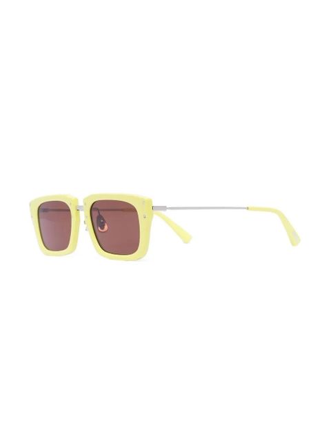 Jacquemus Les lunettes Soli D-frame sunglasses - Yellow - zdjęcie produktu nr 2