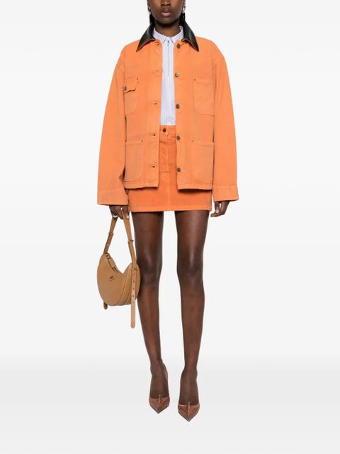 Prada front-pocket mini skirt - Orange - zdjęcie produktu nr 2
