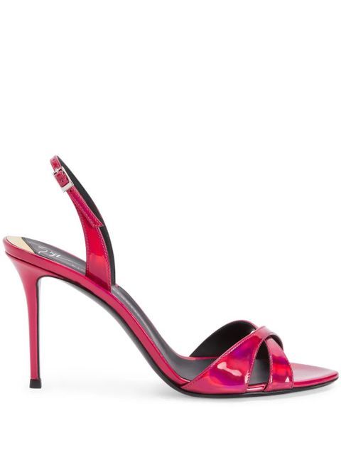 Giuseppe Zanotti Dorotee 90mm leather sandals - Pink - zdjęcie produktu nr 1