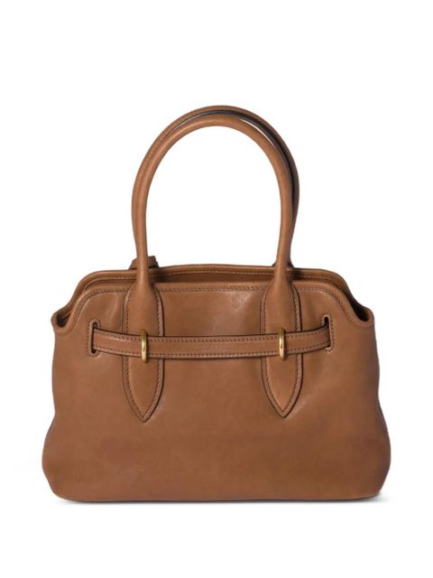 Miu Miu Aventure leather shoulder bag - Brown