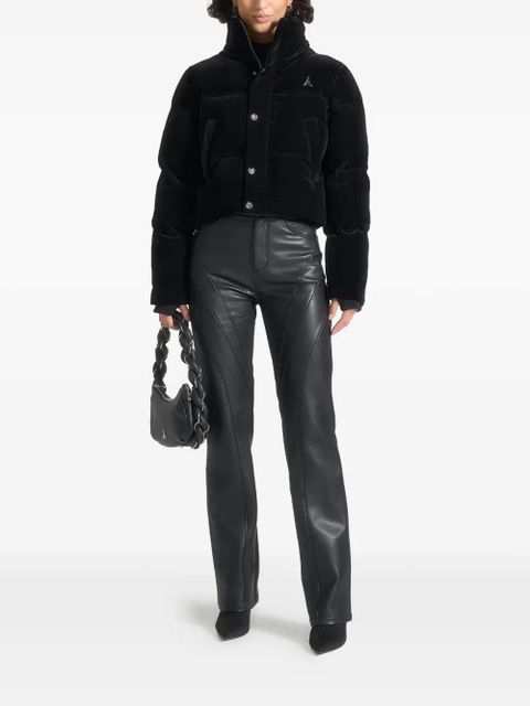 Manière De Voir Maéva detachable-hood puffer jacket - Black