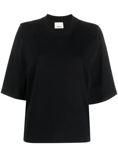 ISABEL MARANT Ben organic-cotton T-shirt - Black - zdjęcie produktu nr 1