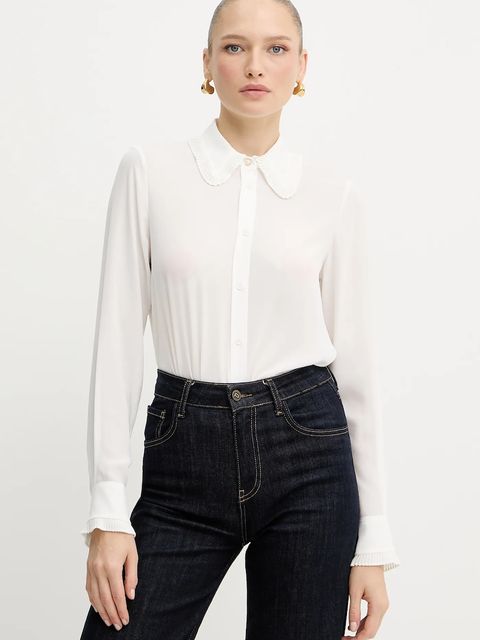 Silvian Heach koszula BISSIGA damska kolor biały regular z kołnierzykiem klasycznym GPA25134CA - zdjęcie produktu nr 1