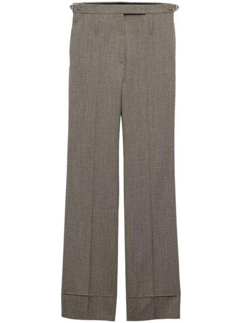 Prada belted trousers - Neutrals - zdjęcie produktu nr 1