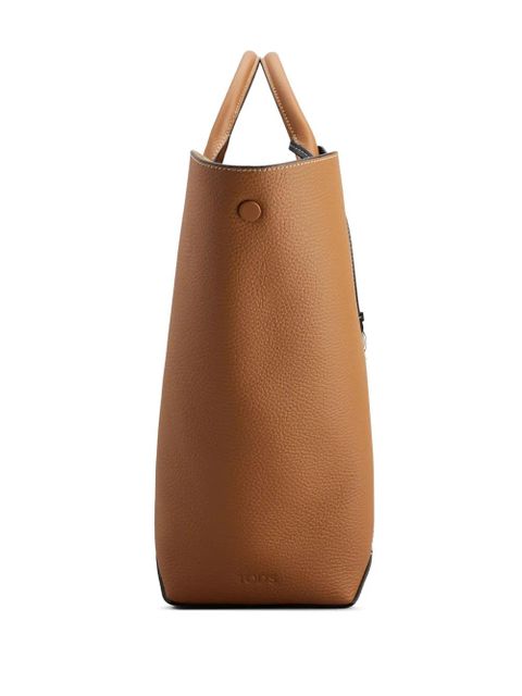Tod's panelled colour-block tote bag - Brown - zdjęcie produktu nr 2