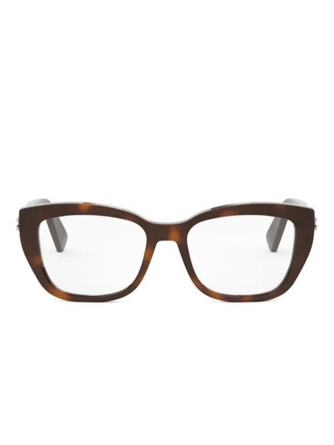 Bvlgari tortoiseshell-effect glasses - Brown - zdjęcie produktu nr 2