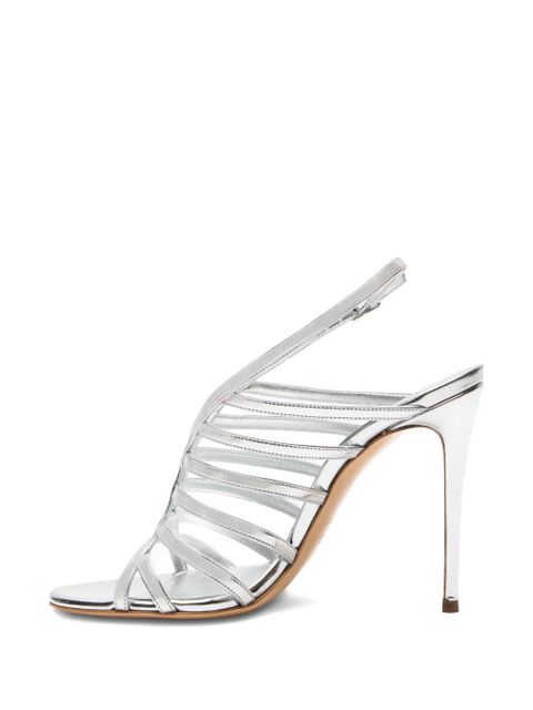 Casadei Julia Jolly heeled sandals - Silver