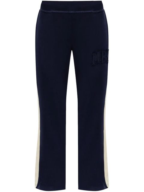 MISBHV logo-patch track pants - Blue - zdjęcie produktu nr 1
