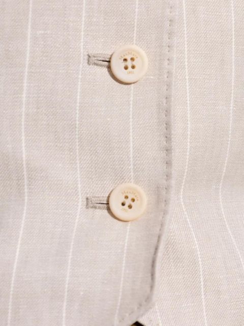 Max Mara Sauro pinstripe waistcoat - Neutrals