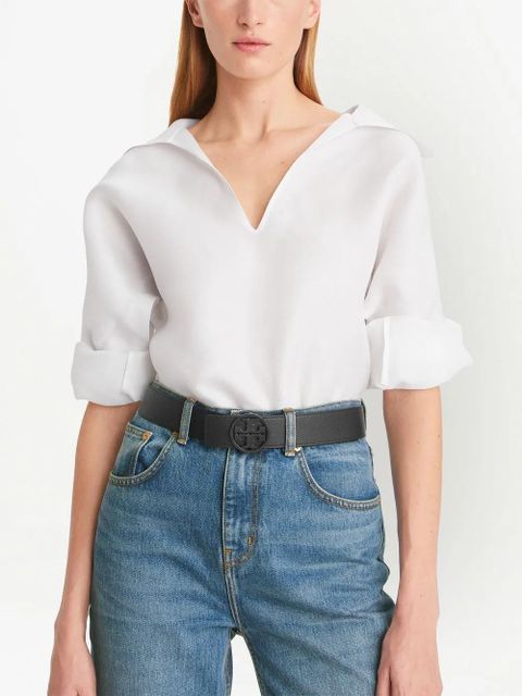 Tory Burch Miller leather belt - Black - zdjęcie produktu nr 2