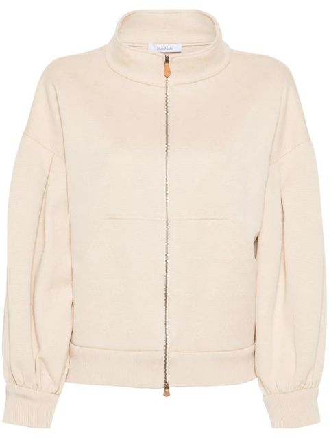 Max Mara Gastone logo-embossed jacket - Neutrals - zdjęcie produktu nr 1