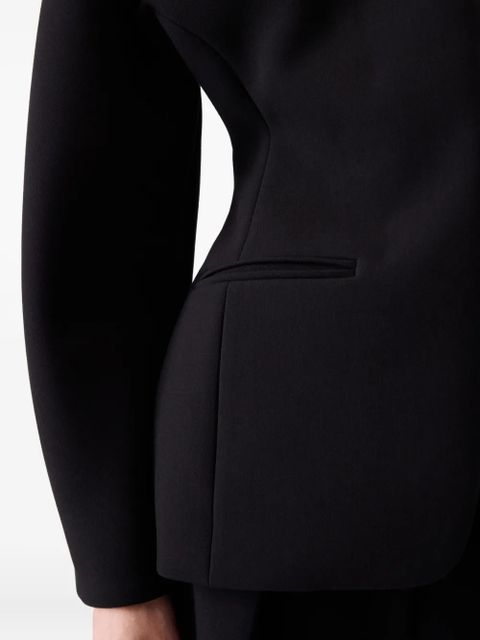 Jacquemus The Ovalo fitted jacket - Black
