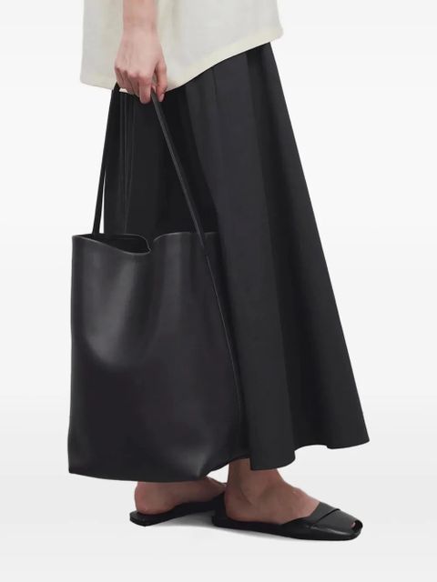 The Row Park slouchy leather tote bag - Black - zdjęcie produktu nr 2
