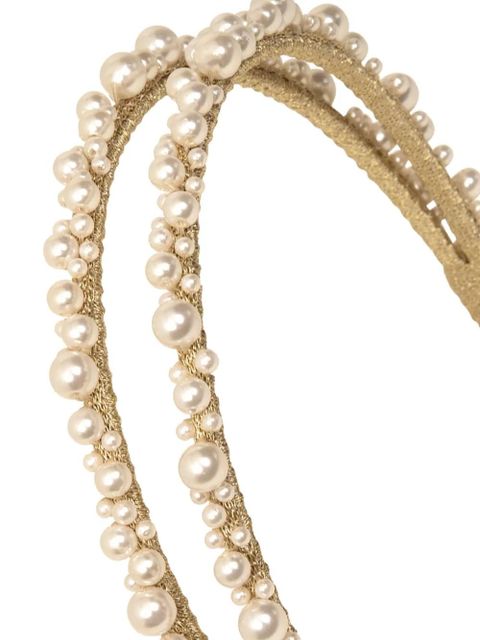 Jennifer Behr Perlita headband - Gold - zdjęcie produktu nr 2