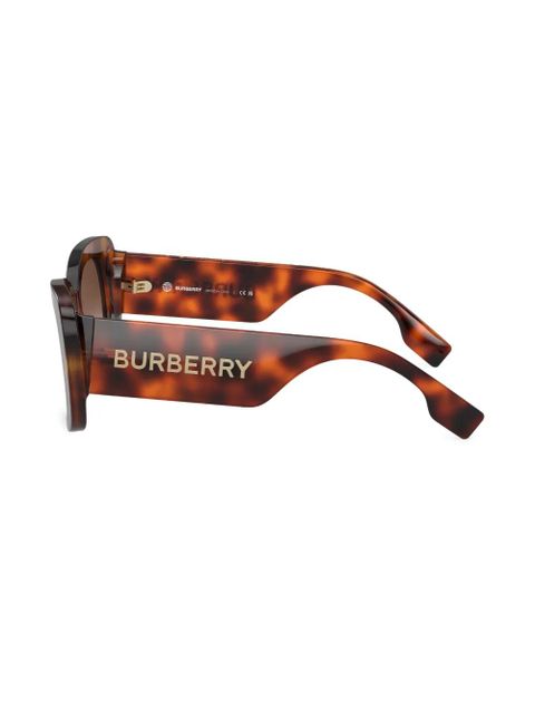 Burberry Eyewear logo-print square-frame sunglasses - Green