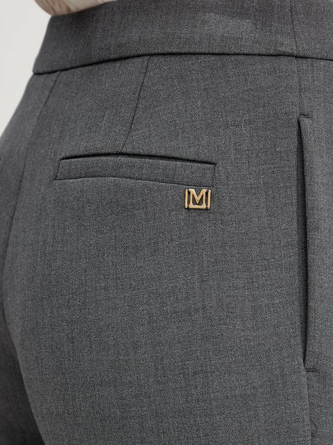 Marciano by Guess spodnie BESSY damskie kolor szary proste high waist 5BGB05 7346A