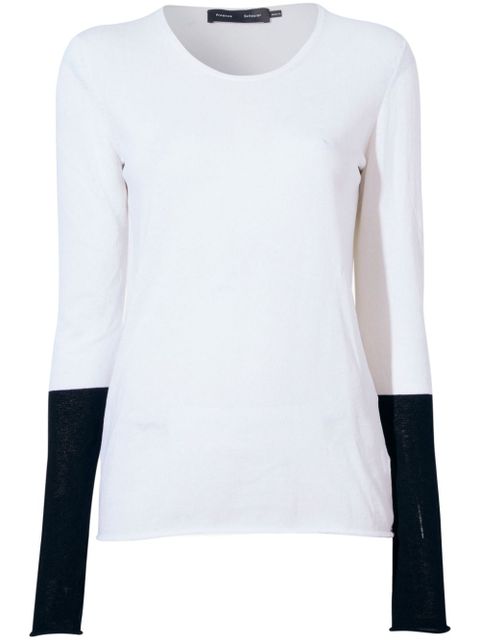 Proenza Schouler Lewis featherweight cotton-silk sweater - White