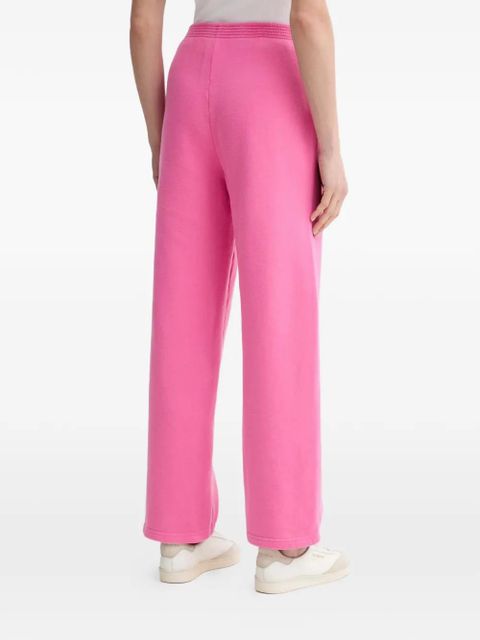 American Vintage Plizzy logo-print trousers - Pink
