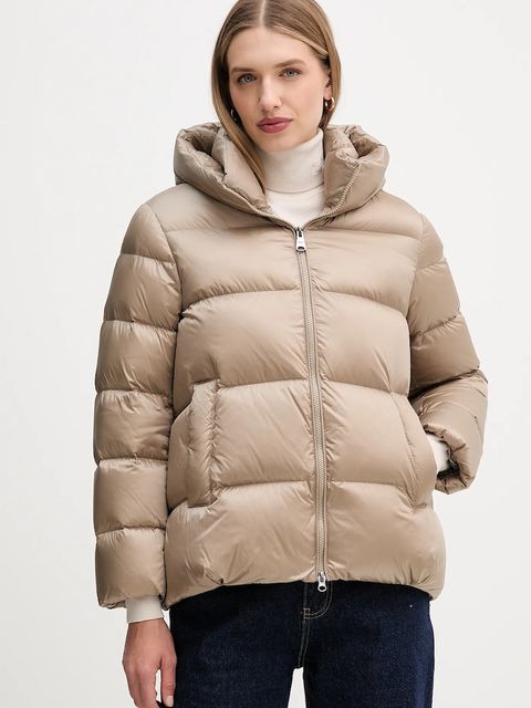 Hetrego kurtka puchowa ARINA kolor beżowy zimowa oversize 8P600 - zdjęcie produktu nr 1