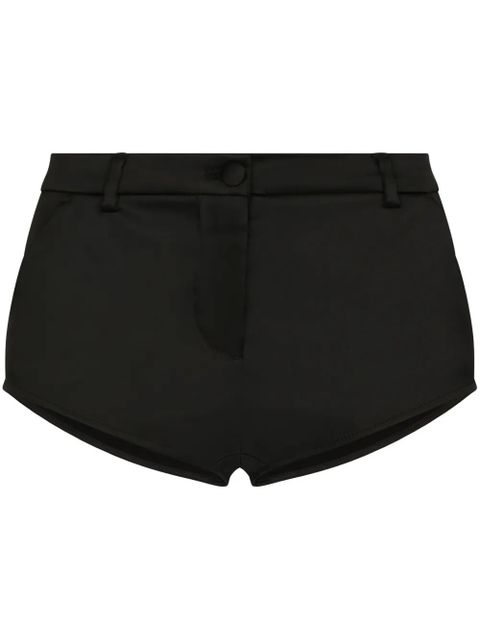 Dolce & Gabbana satin mini shorts - Black - zdjęcie produktu nr 1