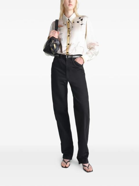 LEMAIRE pointed-collar landscape shirt - Neutrals - zdjęcie produktu nr 2