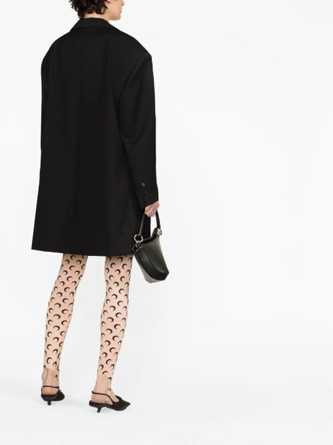 WARDROBE.NYC Oversized double-breasted wool coat - Black