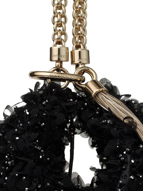 Jimmy Choo Callie crystal floral clutch bag - Black - zdjęcie produktu nr 2